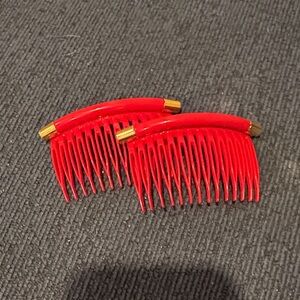 Vintage Elegant Red Hair Combs